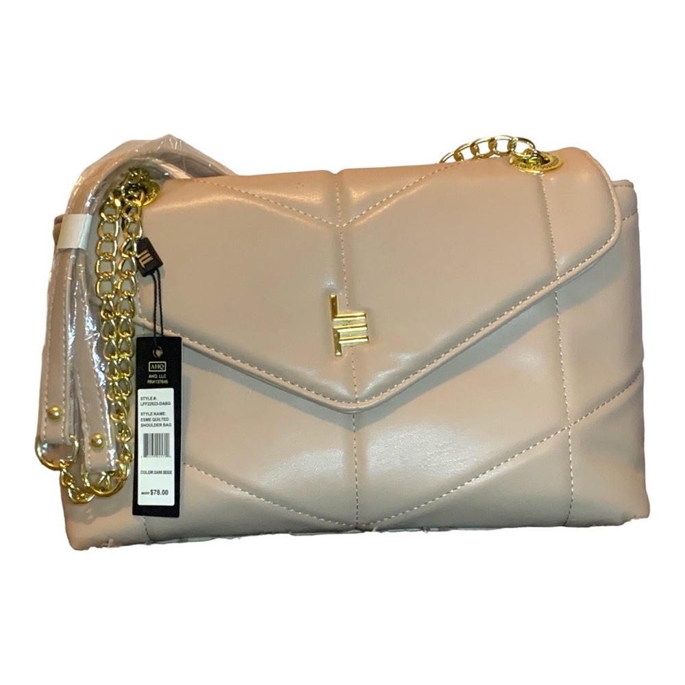 NWT London Fog Esme Quilted Shoulder Bag